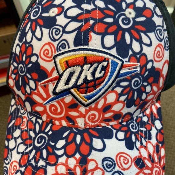 Oklahoma City Thunder OKC FLORAL Youth '47 ADJUSTABLE CAP HAT - Picture 1 of 4